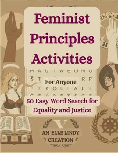 Image of Feminist Principles Activities: 50 Easy Word Search for Equality and Justice (Large Print)
