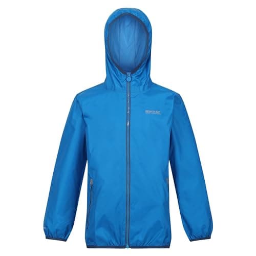 Image of Regatta Kids Lever II Waterproof Jacket - Indigo Blue - 7-8 years