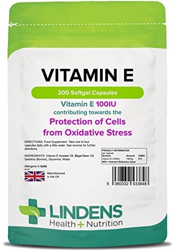 Image of Lindens Vitamin E 100IU Triple Pack 600 Capsules