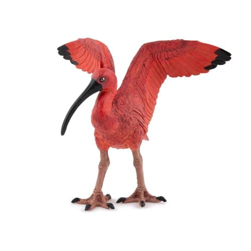 Image of PAPO - Realistic Scarlet Ibis Figure - Ages 3+ - Wild Life Collection - Educational Play Exotic Birds - Gift Idea Toy for Girls and Boys
