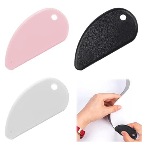Image of 3Pcs Ceramic Safety Cutter, Box Opener Tool, Parcel Opener Cutter, Letter Photo Box Cutters, Package Cutters for Office and Home (3 Colors)