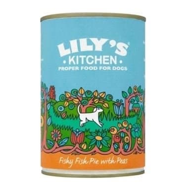 Image of Lilys Kitchen Fishy Fish Pie with Peas (Wet Dog Food) 400g (Pack of 2)