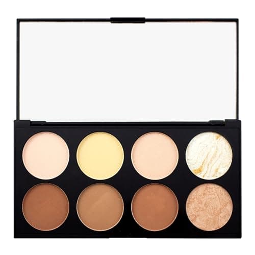 Image of Makeup Revolution Ultra Contour Palette, Makeup Palette Includes Highlighters & Contour Shades, Adds Definition & Sculpts Features, Vegan, 13g