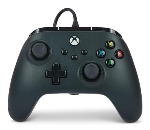 Image of PowerA Wired Controller For Xbox Series X & S, Xbox One, PC, Windows 10 & 11, Dual Rumble Motors, Detachable 10ft USB Cable, 3.5mm Stereo Headset Jack, Official: Black