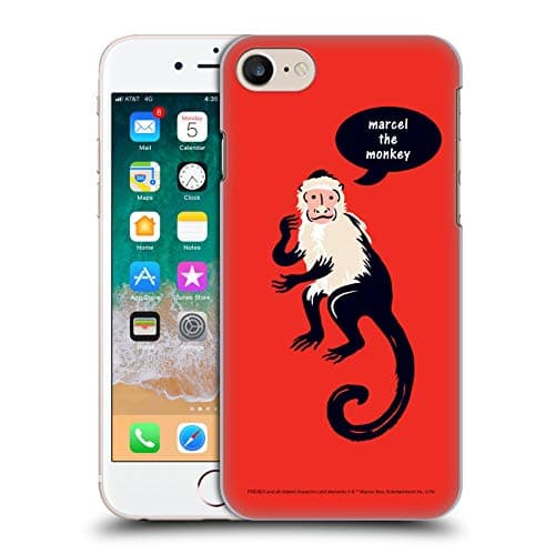 Image of Head Case Designs Officially Licensed Friends TV Show Marcel The Monkey Iconic Hard Back Case Compatible With Apple iPhone 7/8 / SE 2020 & 2022