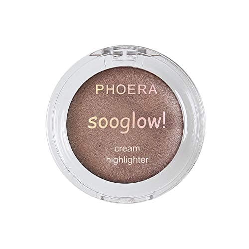 Image of PHOERA SooGlow Cream Highlighter Long Lasting Waterproof Shimmer Blushers For Cheeks Make Up, Face Foundation Powder Contour Palette Skin Brightening Makeup aquapurity (101 BRONZE, One Size)