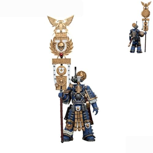 Image of JOYTOY Warhammer The Horus Heresy Ultramarines Remus Ventanus Highly Detailed Articulated Action Figure Collectible Model Birthdays