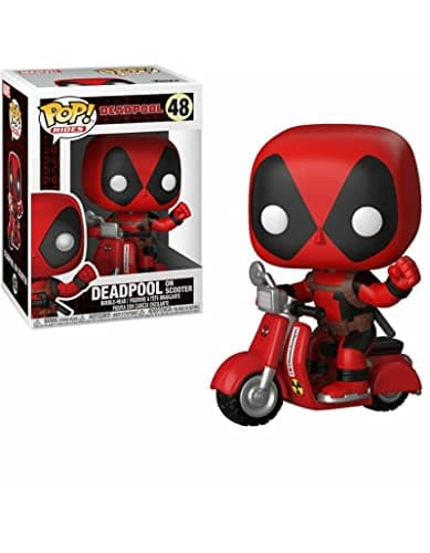 Image of Funko POP! Rides: Deadpool - Deadpool & Scooter - Collectable Vinyl Figure - Gift Idea - Official Merchandise - Toys for Kids & Adults - Comic Books Fans - Model Figure for Collectors and Display