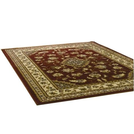 Image of Sherborne Rug - Red - Classic Pattern - Traditional Design - 160 x 230cm
