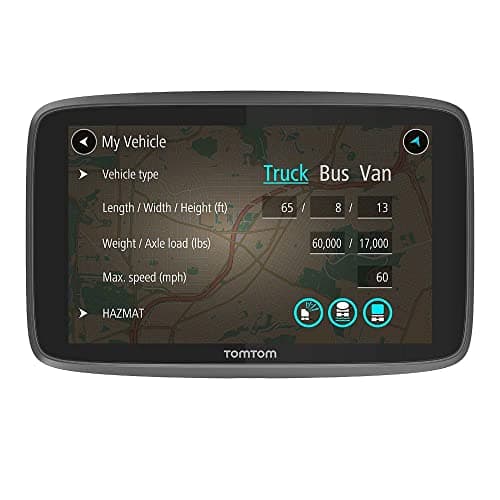 Image of TomTom Truck Sat Nav GO Professional 520 with European Maps and Traffic Services (via Smartphone) Updates via WI-FI, Designed for Truck, Coach, Bus and Large Vehicles