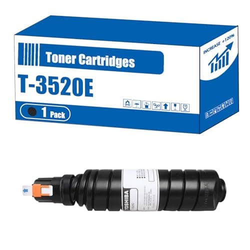 Image of Compatible for Toshiba T-3520E Toner Cartridges e-Studio 350 352 450 452 Printers, High Yield 31000 Pages, Accurate Imaging Rich Colors (1 Pack Black)