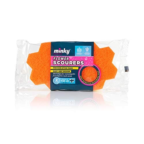 Image of Minky Flower Scourers, Pack of 2