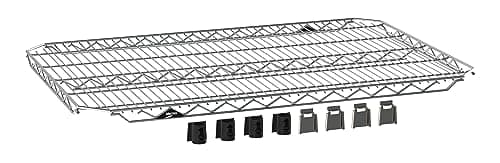 Image of METRO EZA-2436NC Super Erecta EZ-ADD Wire Shelf, Chrome, 24" x 36"