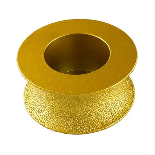 Image of EffiFish 3 Inch Profile Grinding Wheel, 30-40mm Bullnose Edge Abrasive Disc for Tile Quartz Stone(30mm)