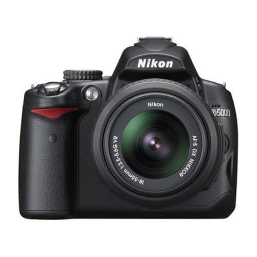 Image of Nikon D5000 Digital SLR Camera with 18-55mm VR Lens Kit (12.3MP) 2.7 inch LCD (Renewed)
