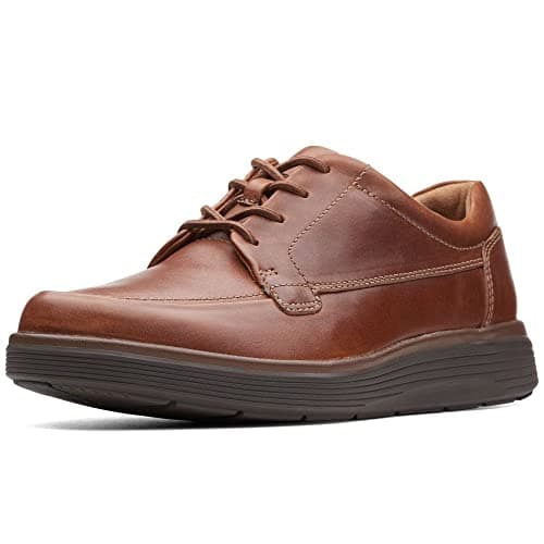 Image of Clarks Un Abode Ease Mens Dark Tan Lea, 8