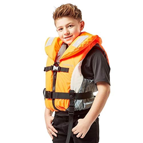 Image of Gul Kids Dartmouth Life Jacket - Charcoal/Fluorescent Orange