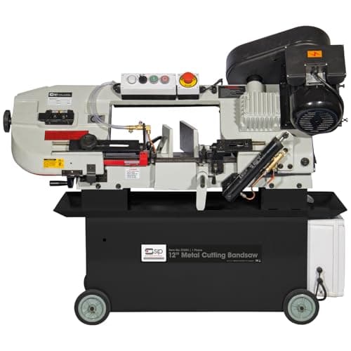 Image of SIP 12" Metal Cutting Bandsaw, 230V 1.1kW / 1.5hp 4 Speed Belt Driven Electric Power
