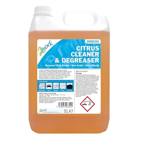 Image of 2WORK 326 Citrus Cleaner and Degreaser, 5 L