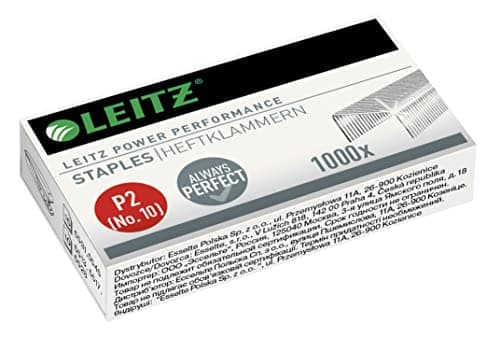 Image of Leitz Staples No. 10 Galvanised Pack of 1000