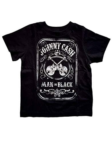 Image of Johnny Cash Toddler T Shirt Little Man in Black Official 12 Months to 5 yrs 3 Years