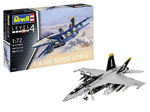 Image of Revell 03834 F/A-18F Super Hornet 1:72 Scale Unbuilt/Unpainted Plastic Model Kit