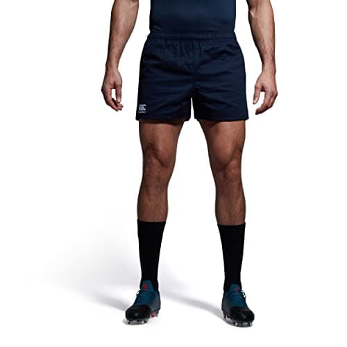 Image of Canterbury Men's Professional Cotton Shorts | Rugby Short | Internal Drawstring & Pockets | Gym/Training Short, Navy, M