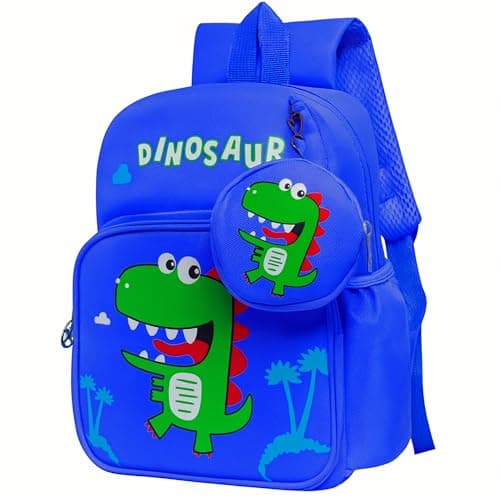 Image of KNGZUNO Toddler Backpack - Dinosaur Backpack Dinosaur Bag Boys Kids Rucksacks For Boys Backpacks Children's Backpacks Toddler School Bag Baby Rucksack Dino Kids Nursery Mini Reception