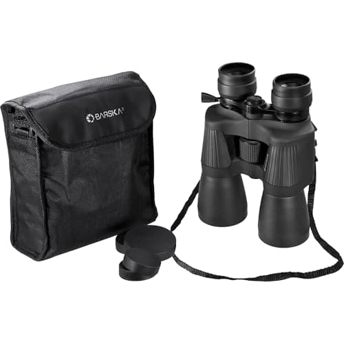 Image of BARSKA AB13372 Gladiator 10-30x50 Zoom Binoculars for Hunting, Birding, Hiking, Sports, Theater, etc, Black, One Size