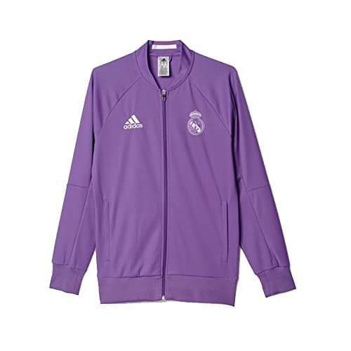 Image of ADIDAS MEN'S REAL MADRID 16/17 AWAY ANTHEM PURPLE Jacket - XXL
