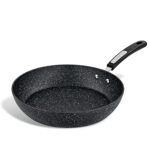 Image of Scoville NEVERSTICK 28cm Frying Pan, Non-Stick Frying Pan, 11" Diameter, Suitable for All Hobs Including Induction, Rapid Heat Conduction, Perfect for Cooking Eggs, PFOA Free, Aluminium, Black