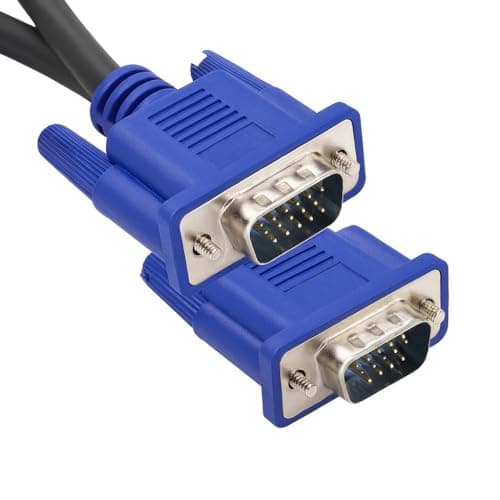 Image of JAFSAL ONLINE High-Resolution VGA Cable Full HD Monitor Cable Male to Male Extension Cable for PCs, Laptops, Monitors, Projectors and More 1M