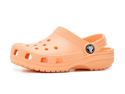 Image of Crocs Unisex Kids Classic Clog T Clog, Electric Sunstone, 9 UK Child