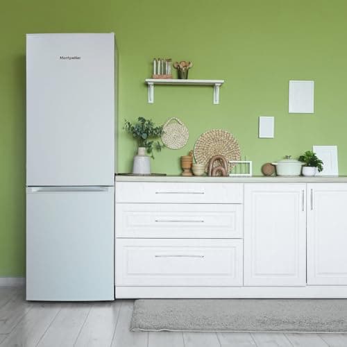 Image of Montpellier MDAS170W White 60/40 Split Static Fridge Freezer