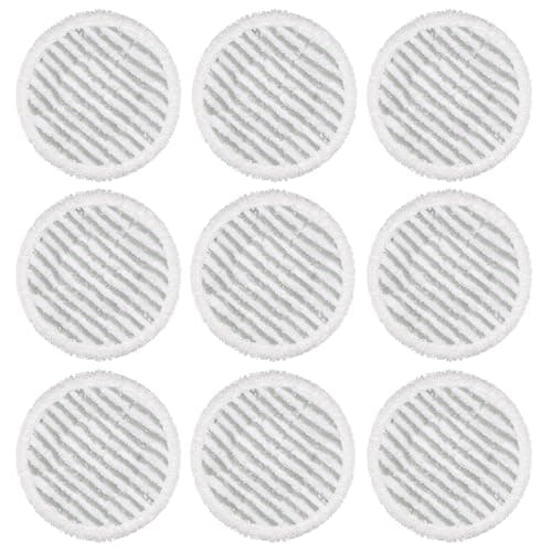 Image of Guzeelu 6 Pack Replacement Steam Mop Pads Compatible with Shark S6002UK S7201UK, Washable Microfibre Refills for Steam & Scrub Mop, Reusable for Sealed Hard Floors