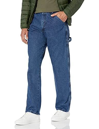 Image of Wrangler Authentics Men's Classic Carpenter Jean, Retro Stone, 36W x 30L