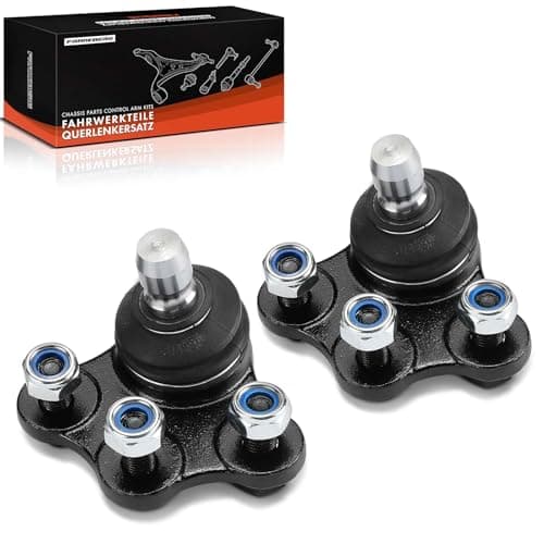 Image of Frankberg 2x Ball Joint Assembly Front Rear Compatible with Combo Box/MPV 1.2L-1.7L 2001-2012 Corsa C F08 F68 1.2L-1.7L 2000-2009 Replace# 9196394