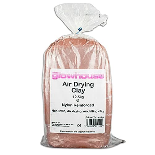 Image of The Glowhouse Terracotta Air Drying Modelling Clay Nylon Reinforced 12.5kg