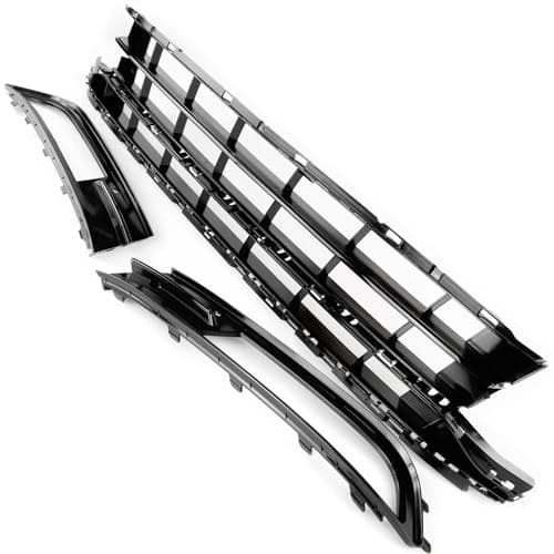 Image of Underground Parts Custom All Gloss Black Front Lower Bumper Grilles for VW Passat B8 2015-2019