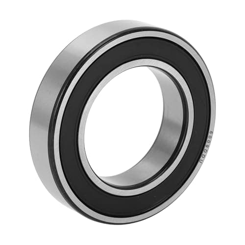 Image of X AUTOHAUX 6009DDU Deep Groove Ball Bearings P6 45x75x16mm Lubricated Bearings Double Rubber Seal Black Silver Tone Scooter Skateboard Wheel