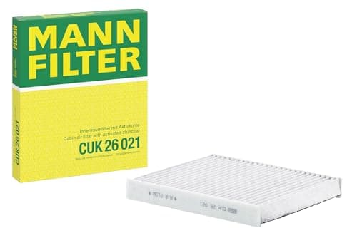Image of MANN-FILTER CUK 26 021 Cabin Air Filter - Pollen Filter with Activated Carbon - for Cars + Transporters