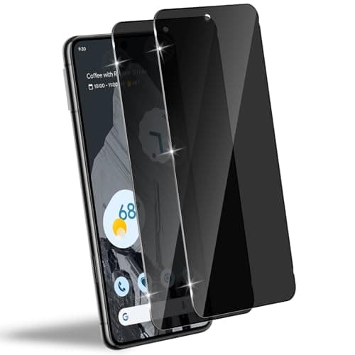 Image of Wonsoso for Google Pixel 8 Pro Privacy Screen Protector, 2 Pack Anti-Spy Tempered Glass Film, 9H Hardness Ultra Resistant [Anti-Shatter][Anti-Scratch] Privacy Protection Film Case Friendly