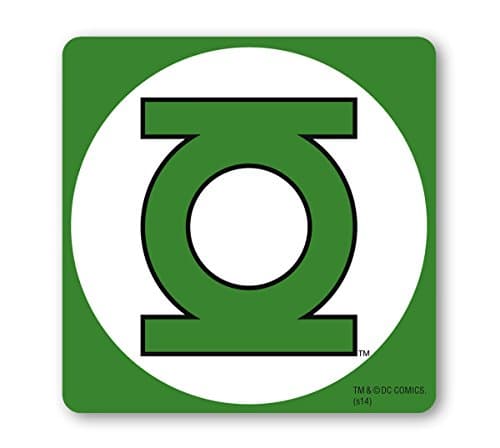 Image of Logoshirt® DC Comics I Green Lantern I Logo I Coaster I Drinks mat I Cork I 10x10cm I Durable print I Licensed Original Design