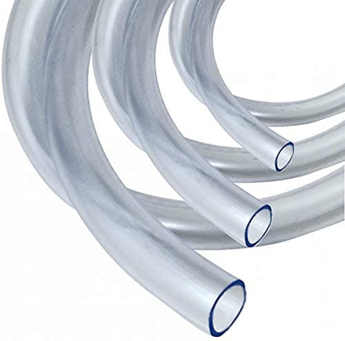 Image of 8mm ID x 11mm OD 2 Metres Clear Flexible PVC TUBING Water Pipe Food Grade Hose 2m