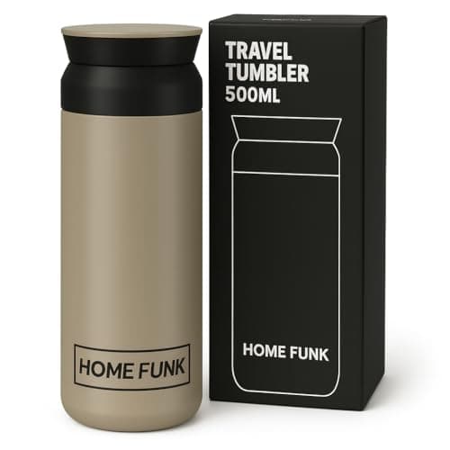 Image of HOMEFUNK™ - Hot Water Flask for Hot and Cold Drinks Water Bottle Flask Stainless Steel 500ML Baby for Baby Bottles Thermal 12HR Warm 24HR Cold (Forest Green)