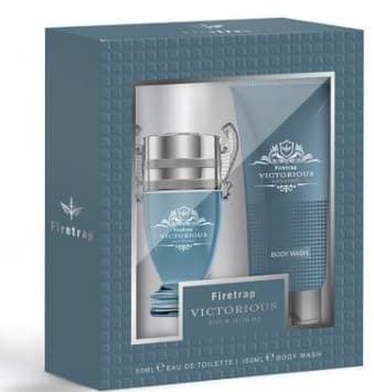 Image of Firetrap Gift Set For Him (Victorious Eau De Toilette 50ml & Bodywash 150ml)