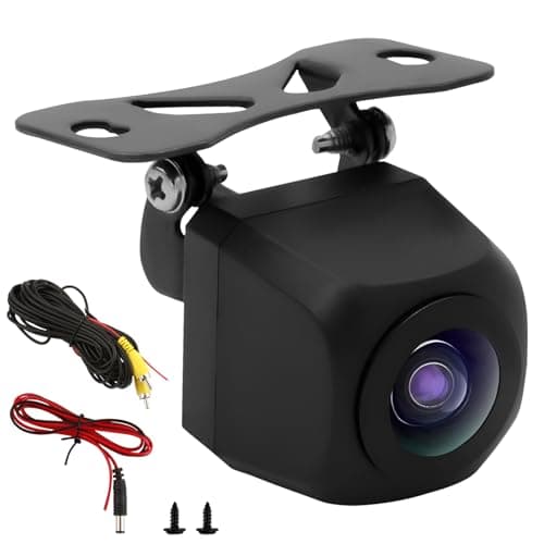 Image of AHD 720P Color HD Reversing Camera, Waterproof Reverse Camera with Night Vision 170° Wide-Angle Lens Front/Rear View Cameras IP68 Backup Cam for Cars,Trucks,Vans for Most Car Models(RCA Input, 12V)