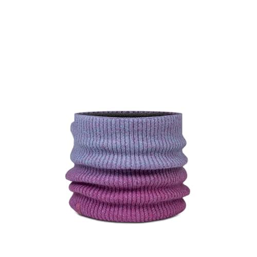 Image of Buff| Knitted & Fleece Neckwarmer Man Woman Adult, Extreme Cold, Practical, Versatile, Fashionable, Thermal Insulation, Comfortable, One Size, Purple