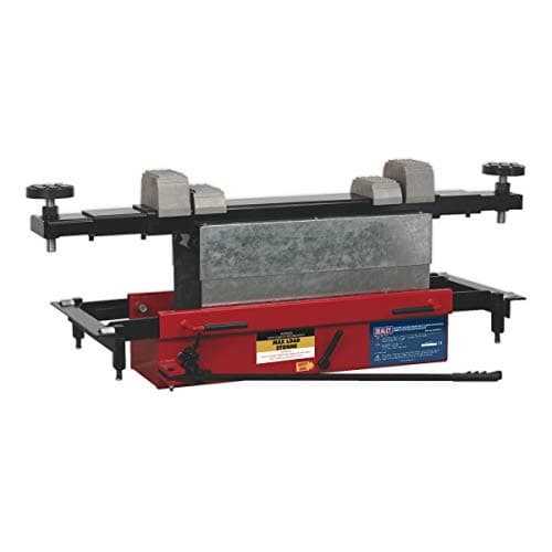 Image of Sealey Sjbex200 Jacking Beam 2Tonne with Arm Extenders and Flat Roller Supports