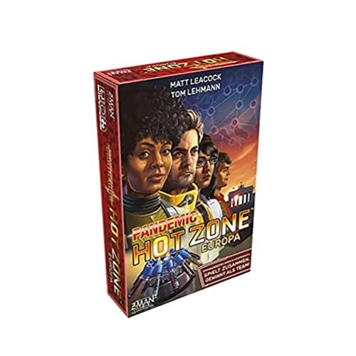 Image of Z-Man ZMND0020 Asmodee Pandemic Hot Zone: Europe, Family Game, Strategy Game, German, Multicoloured, Colourful